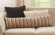 Load image into Gallery viewer, Line-Stitch Tassel Cotton Decorative Throw Pillow 18" W x 18" L [Online Only]

