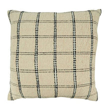Load image into Gallery viewer, Stitched Checkered Cotton Decorative Throw Pillow 20" W x 20" L [Online Only]
