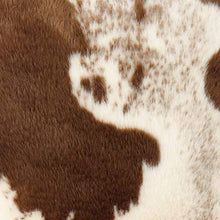 Load image into Gallery viewer, Rustic Faux Fur Cow Hide 18 x 18 Inch Decorative Throw Pillow with Case &amp; Insert [Online Only]
