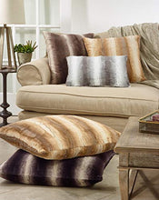 Load image into Gallery viewer, Wilma Collection Country Faux Rabbit Fur Palette Throw Pillow Cover [Online Only]
