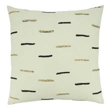 Load image into Gallery viewer, Embroidered Dashes Cotton Decorative Throw Pillow Cover 20" W X 20" L [Online Only]
