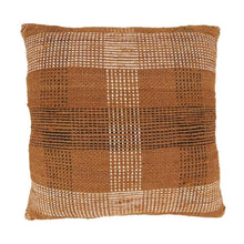 Load image into Gallery viewer, Rust Plaid Throw Pillow Cover 20" W x 20" L [Online Only]
