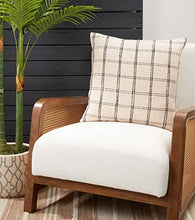 Load image into Gallery viewer, Stitched Checkered Cotton Decorative Throw Pillow 20" W x 20" L [Online Only]
