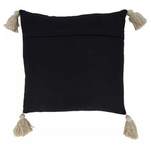 Load image into Gallery viewer, Line-Stitch Tassel Cotton Decorative Throw Pillow 18" W x 18" L [Online Only]
