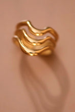 Load image into Gallery viewer, The Meredith Wave Band Ring
