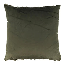 Load image into Gallery viewer, Striped Faux Fur Decorative Filled Throw Pillow 18" W x 18" L [Online Only]

