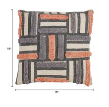 Load image into Gallery viewer, Luxury Embroidery &amp; Print Down Filled Decorative Throw Pillow 18" W x 18" L [Online Only]
