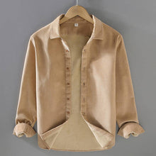 Load image into Gallery viewer, Cotton Corduroy Lined Shirt Jacket For Men (Various Colors/Sizes)
