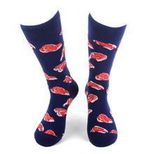 Load image into Gallery viewer, Men's Meat Lovers Novelty Socks
