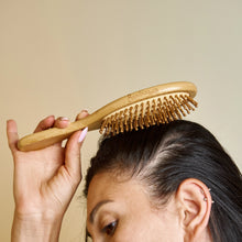 Load image into Gallery viewer, Bamboo Paddle Hairbrush (Round)

