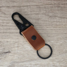 Load image into Gallery viewer, Leather Clip Keychain
