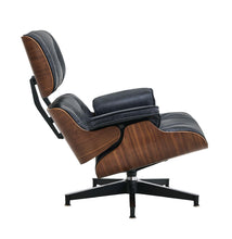 Load image into Gallery viewer, Luxury Lounge / Office Chair with Ottoman – Top Grain Leather [Online Only]
