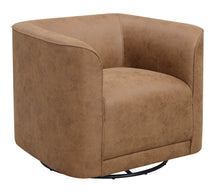 Load image into Gallery viewer, Brown Swivel Accent Chair [Online Only]

