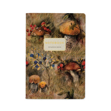 Load image into Gallery viewer, Mushrooms Watercolor A5 Notebook

