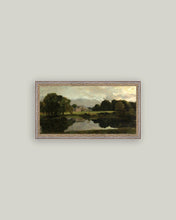 Load image into Gallery viewer, Malvern Hall in Warwickshire Framed Antique Art 12x7
