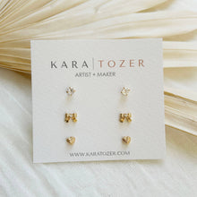 Load image into Gallery viewer, Triple Dainty Stud Set #1
