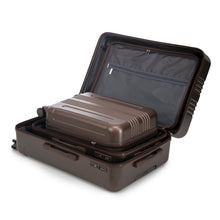 Load image into Gallery viewer, Brown 3-Piece ABS Spinner Wheel Luggage Set [Online Only]
