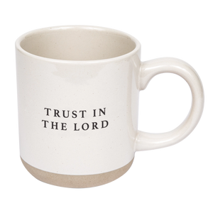 Trust in the Lord Stoneware Coffee Mug