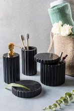 Load image into Gallery viewer, Roksana Black Marble Bath Accessories (4 styles)
