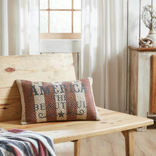 Load image into Gallery viewer, America The Beautiful Lumbar Pillow 14x22
