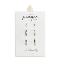 Load image into Gallery viewer, Dainty Wing Earrings Set of 3 - Silver
