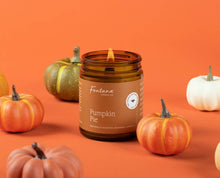 Load image into Gallery viewer, Pumpkin Pie Essential Oil Beeswax Jar Candle: Non-Toxic | Fontana Candle Co.
