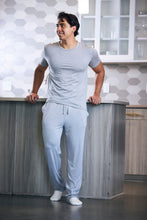 Load image into Gallery viewer, Men's Soft Bamboo Lounge Pajama Set - Short Sleeve Top &amp; Pants [Online Only]
