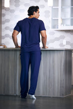 Load image into Gallery viewer, Men's Soft Bamboo Lounge Pajama Set - Short Sleeve Top &amp; Pants [Online Only]
