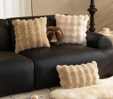 Load image into Gallery viewer, Fennco Styles Luxury Faux Fur Decorative Filled Throw Pillow 18" W x 18" L [Online Only]
