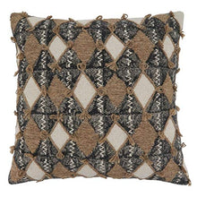 Load image into Gallery viewer, Embroidered Block Print Cotton Decorative Throw Pillow [Online Only]
