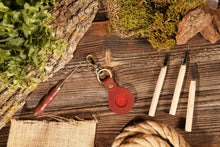 Load image into Gallery viewer, AirTag Case | Genuine Leather | Leather AirTag Keychain
