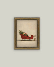 Load image into Gallery viewer, Open Sleigh Framed Art 8x10

