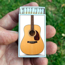 Load image into Gallery viewer, Acoustic Guitar Matchbox
