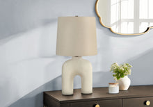 Load image into Gallery viewer, Cream Modern Resin Table Lamp [Online Only]
