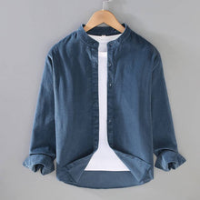 Load image into Gallery viewer, Washer Cotton Corduroy Stand Collar Shirt Jacket For Men (Various Colors/Sizes)
