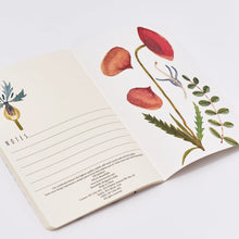 Load image into Gallery viewer, Greens and Flowers Notebook
