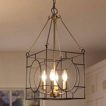 Load image into Gallery viewer, Zarelle 4-Light Gold Chandelier
