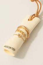Load image into Gallery viewer, 5Pc Mixed Heart Band Rings Set
