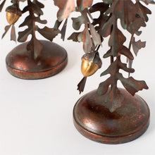 Load image into Gallery viewer, Harvest Oak Taper Holder (2 Sizes)
