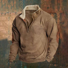 Load image into Gallery viewer, Men's Long Sleeve Embroidered Half Zip Hoodie (Various Colors/Sizes)
