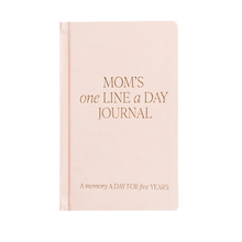 Load image into Gallery viewer, Mom&#39;s One Line A Day Leather Journal
