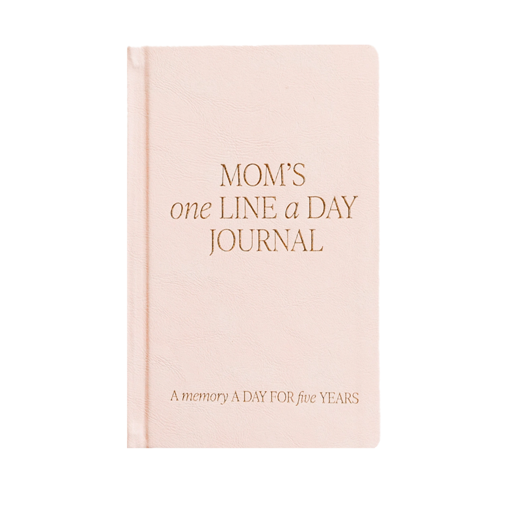 Mom's One Line A Day Leather Journal