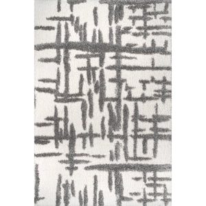 4x6 Lydia High Low Modern Soft Shaggy Area Rug