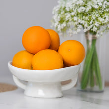 Load image into Gallery viewer, White Ceramic Fruit Bowl
