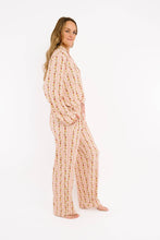 Load image into Gallery viewer, Vintage Floral Stripe Women's Bamboo Pajama Set

