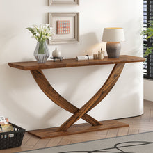 Load image into Gallery viewer, Console Table With Cross Leg Base and Reinforced Support Plate [Online Only]
