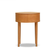 Load image into Gallery viewer, Cabana Round Cane Storage Side Table - Natural Brown Oak [Online Only]
