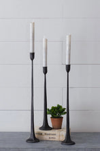 Load image into Gallery viewer, Black Taper Candle Holders (Set of 3)
