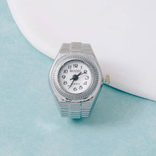 Load image into Gallery viewer, Stainless Steel Heart Shaped Ring Watch

