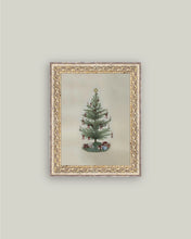 Load image into Gallery viewer, Vintage Tree with Bows Framed Antique Art (3 Sizes)
